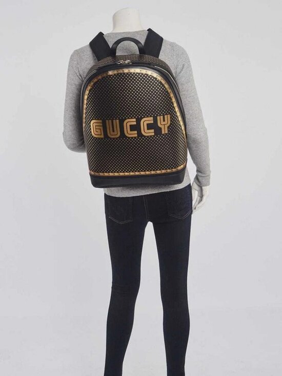 Gucci Black/Gold Leather \